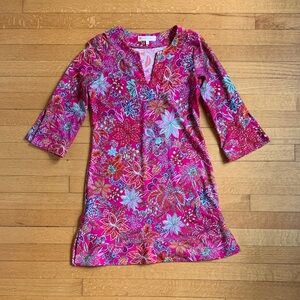 Jude Connally Pink Floral Tunic Dress XS